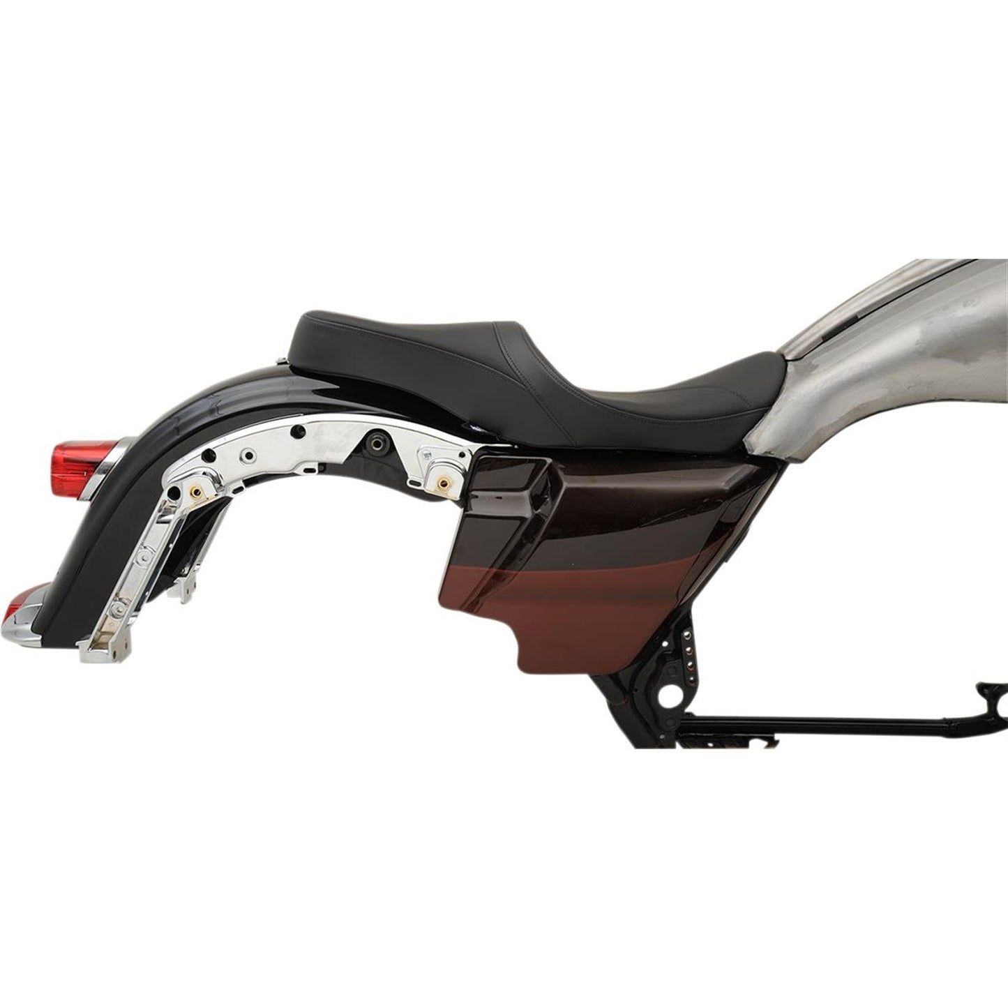 Drag Specialties Low Touring Seat - Mild Stitched - Yaffe Tanks 0801-1069_285651