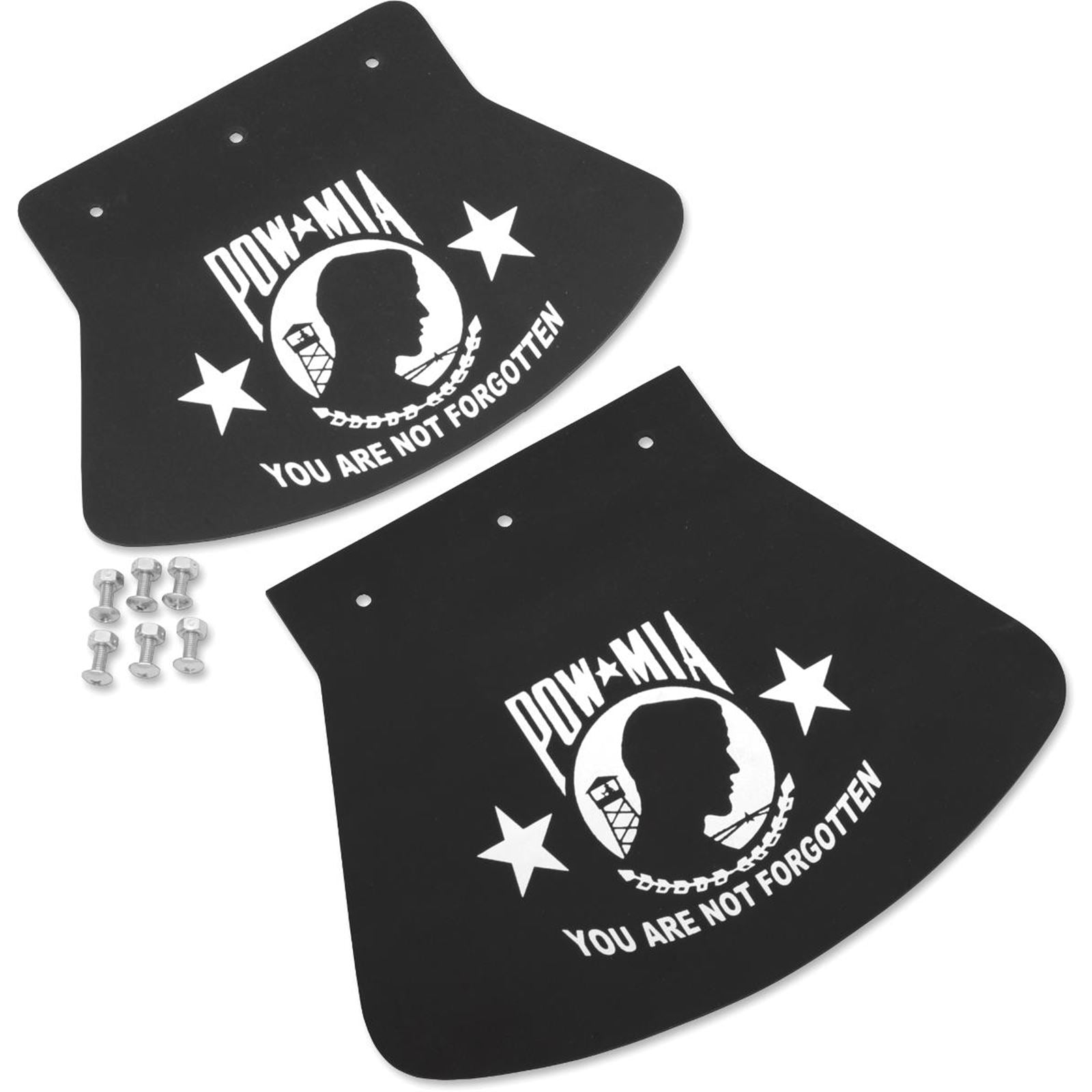 Drag Specialties Mud Flap - POW-MIA - 10.5" W x 8" H 1420-0046_285710