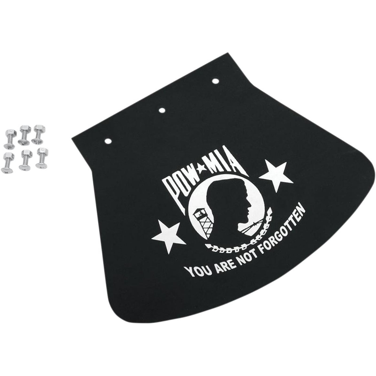 Drag Specialties Mud Flap - POW-MIA - 10.5" W x 8" H 1420-0046_285711