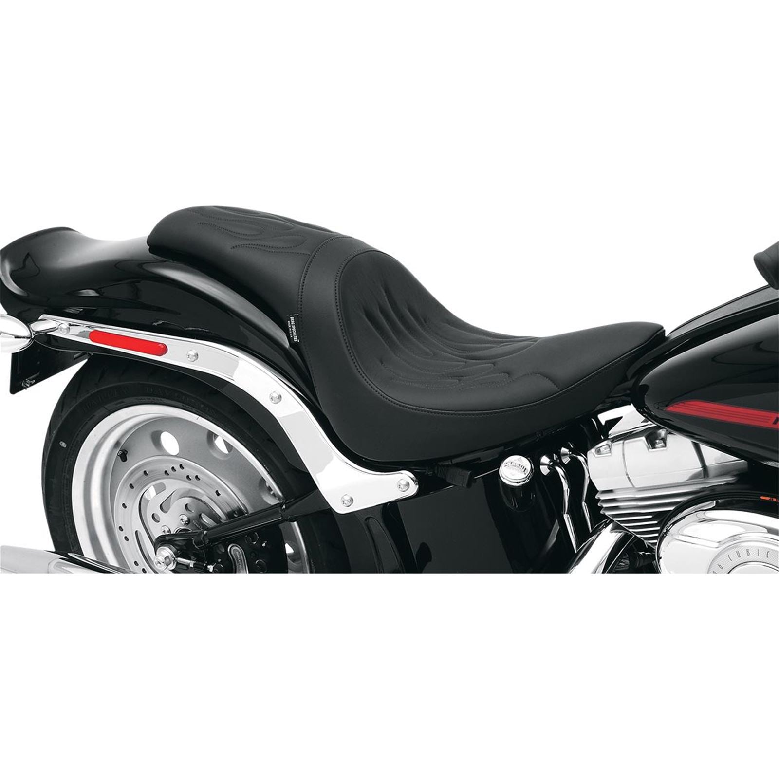 Drag Specialties Predator Seat - Flame Stitched - FXST '06-'10 0802-0393_285772