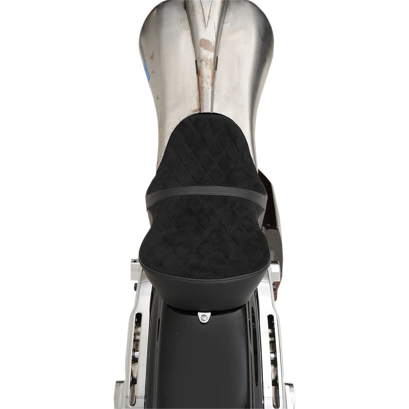 Drag Specialties Low Touring Seat - Diamond - Razorback Tanks 0801-1076_285778