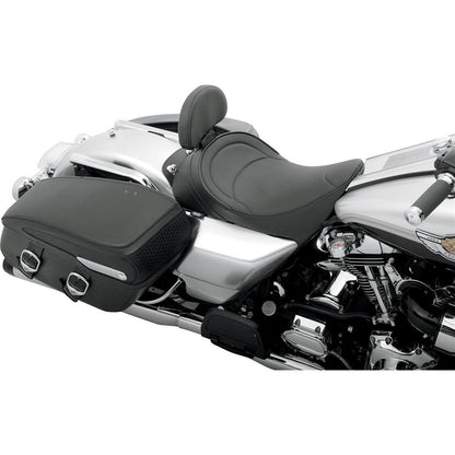 Drag Specialties Solo Seat - Mild Stitched - Driver Backrest - FLH '97-'07 0801-0493_285787