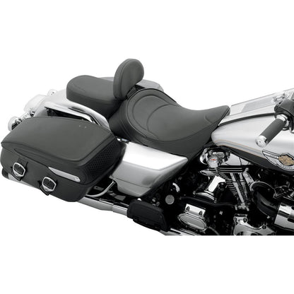 Drag Specialties Solo Seat - Mild Stitched - Driver Backrest - FLH '97-'07 0801-0493_285789