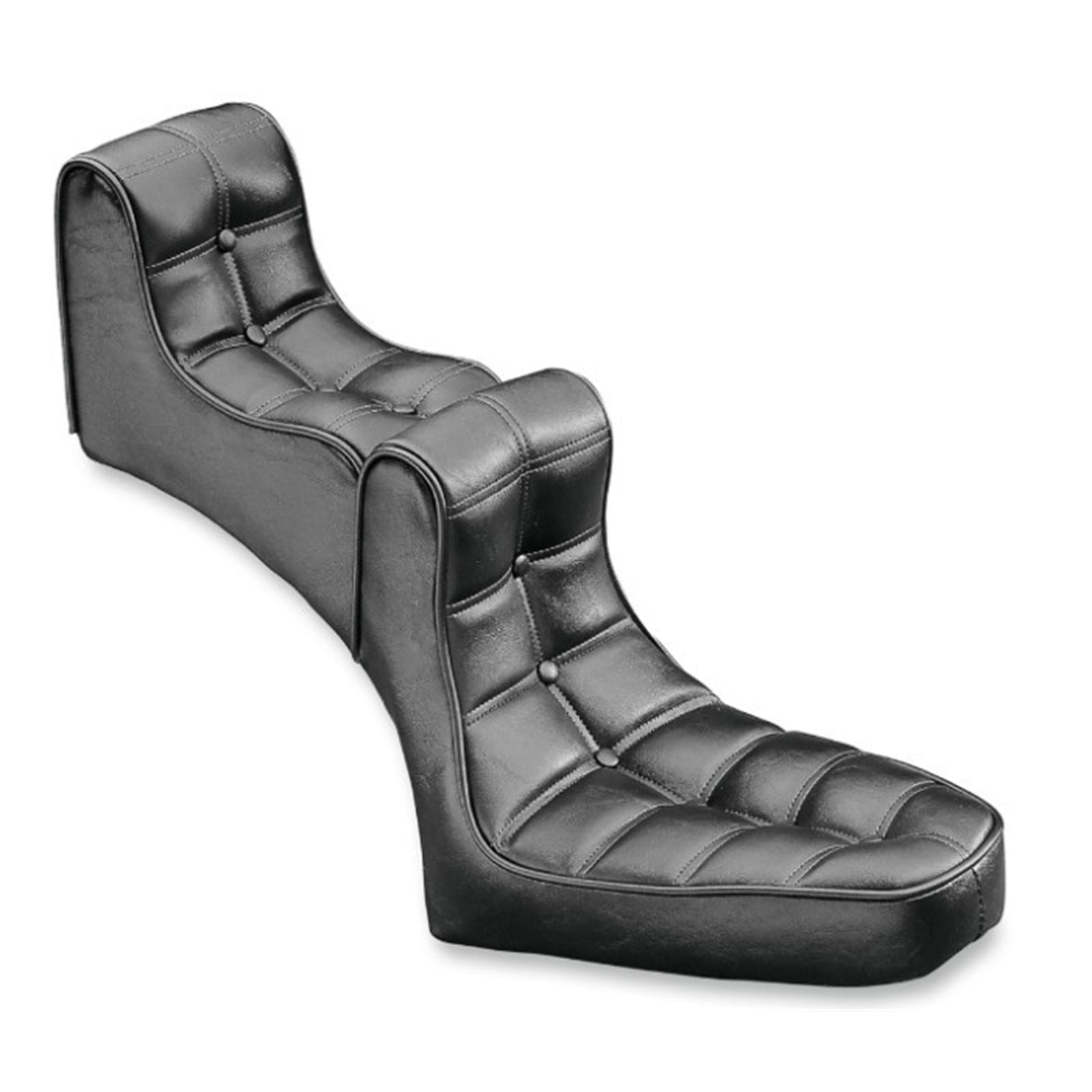 Drag Specialties Solo Scorpion Seat - Front - Black - Rigid Frame DS-907740_1473884