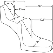 Drag Specialties Solo Scorpion Seat - Front - Black - Rigid Frame DS-907740_285799