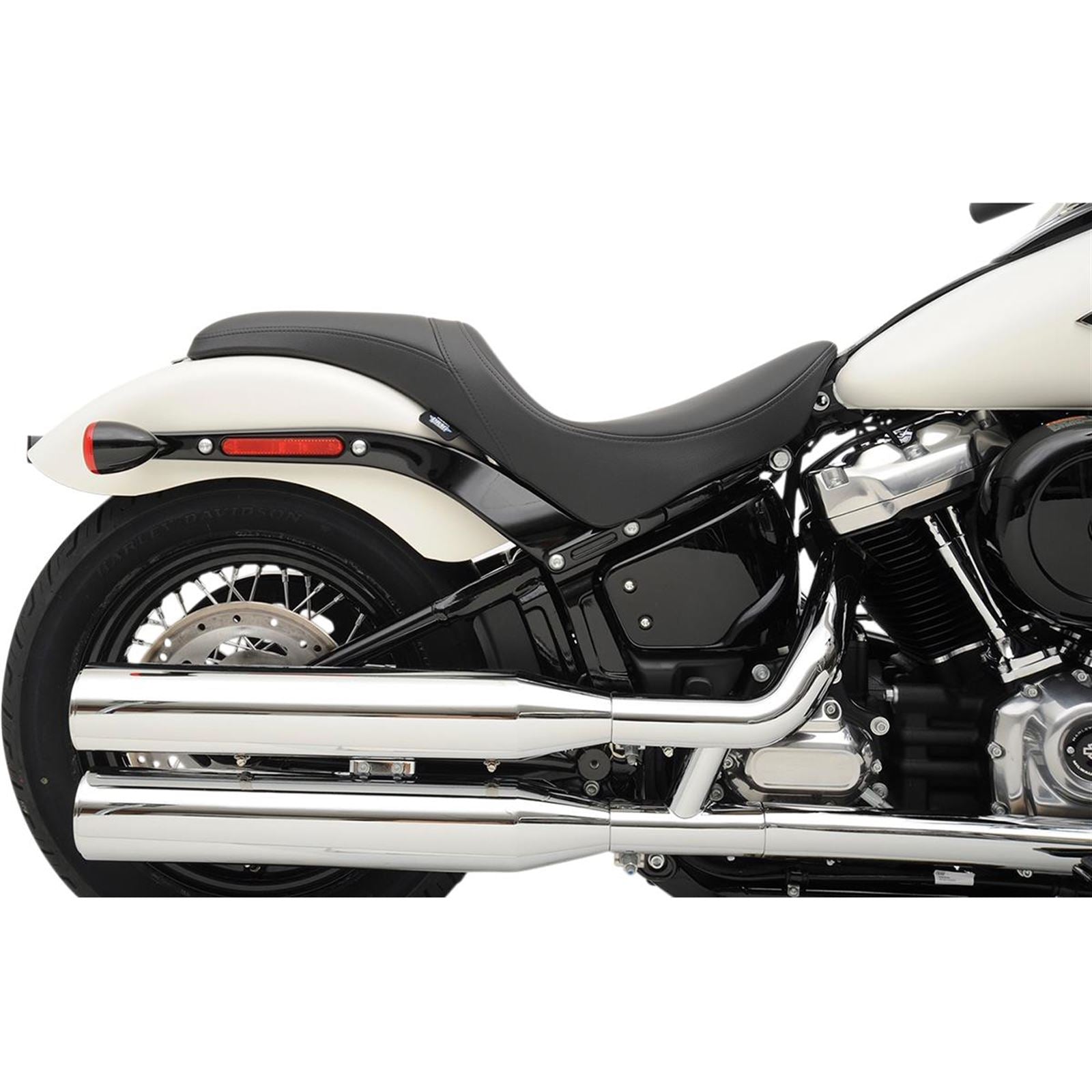 Drag Specialties Predator Seat - Solar Leather - Softail 0802-1153_285803