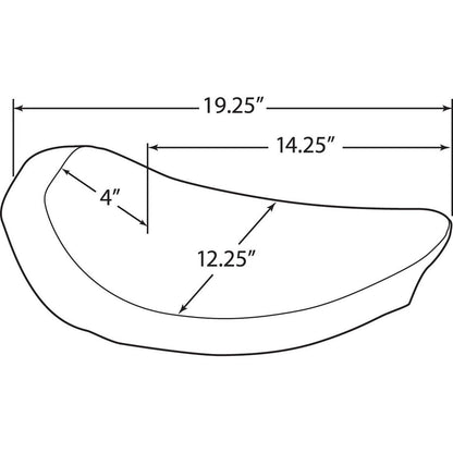 Drag Specialties Low Solo Seat - Smooth - FX/FL '58-'84 0805-0087_285817