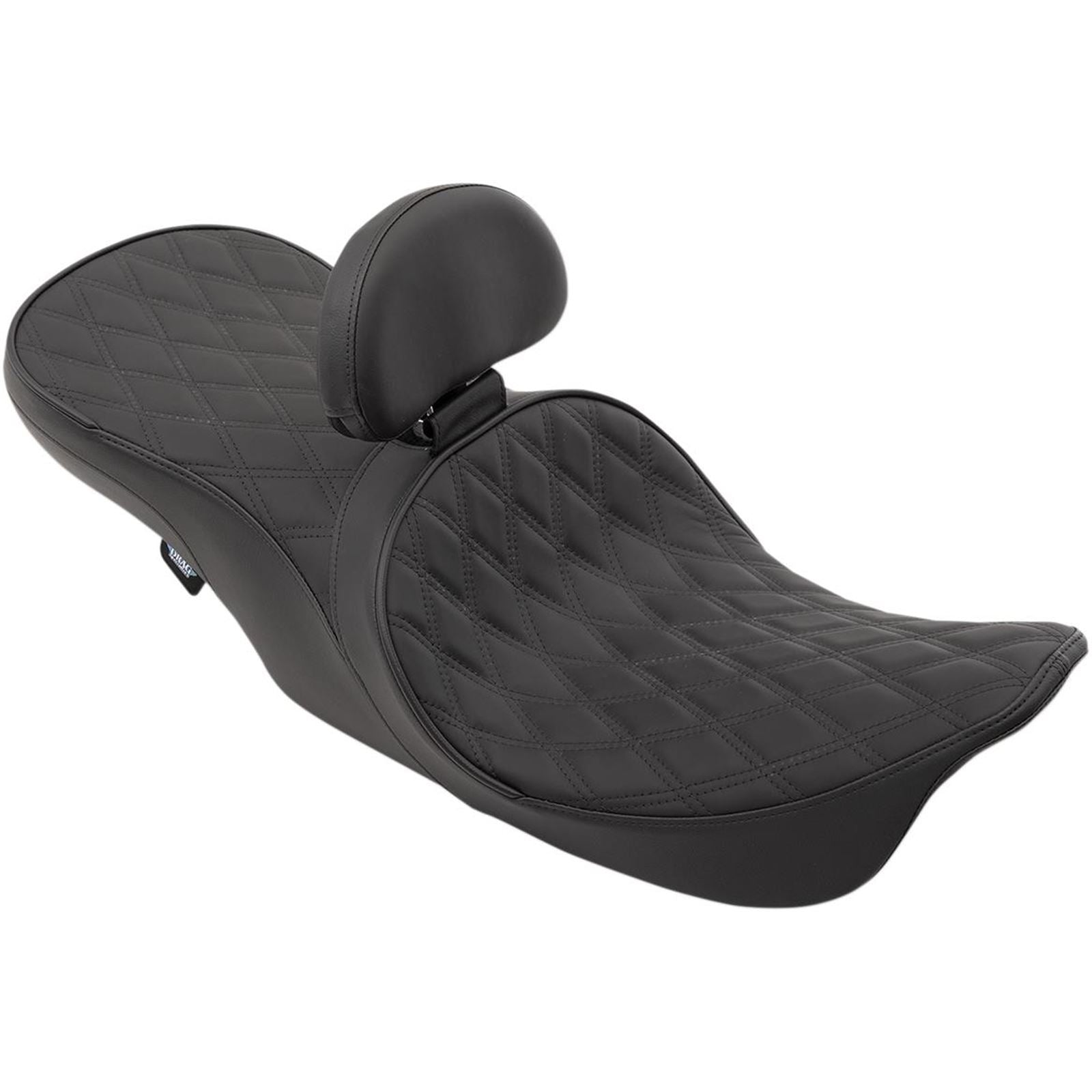 Drag Specialties Low Forward Touring Seat - Double Diamond - Driver Backrest 0801-1169_285830
