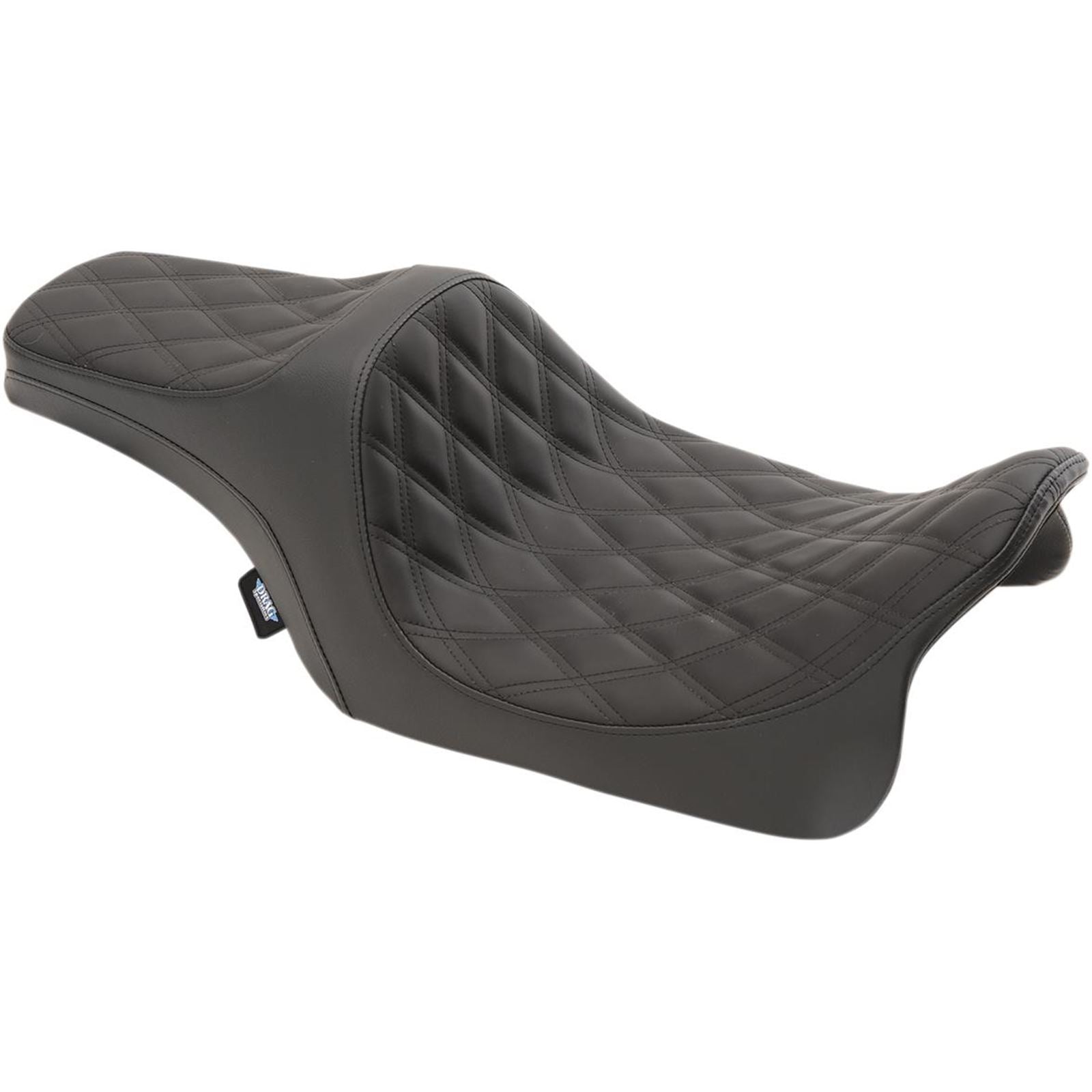 Drag Specialties Predator III Seat - Double Diamond - Vinyl - FL 0801-1114_285835