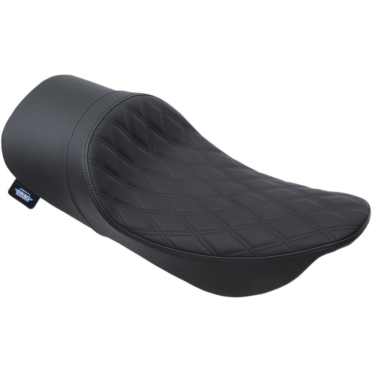 Drag Specialties Low Profile Solo Seat - Forward Positioned - Double Diamond 0801-1159_285841