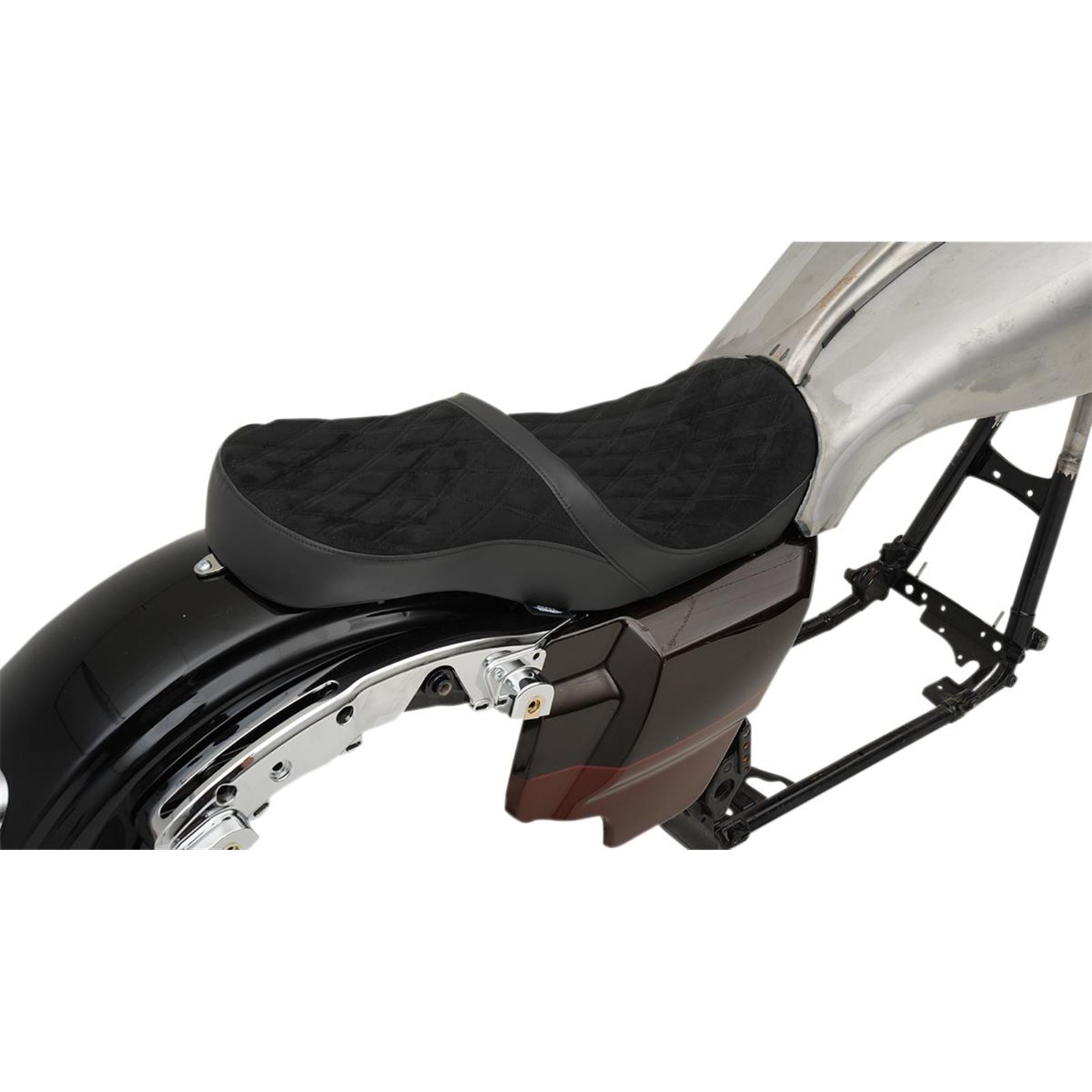 Drag Specialties Low Touring Seat - Diamond - Ness Winged Tanks 0801-1078_285871