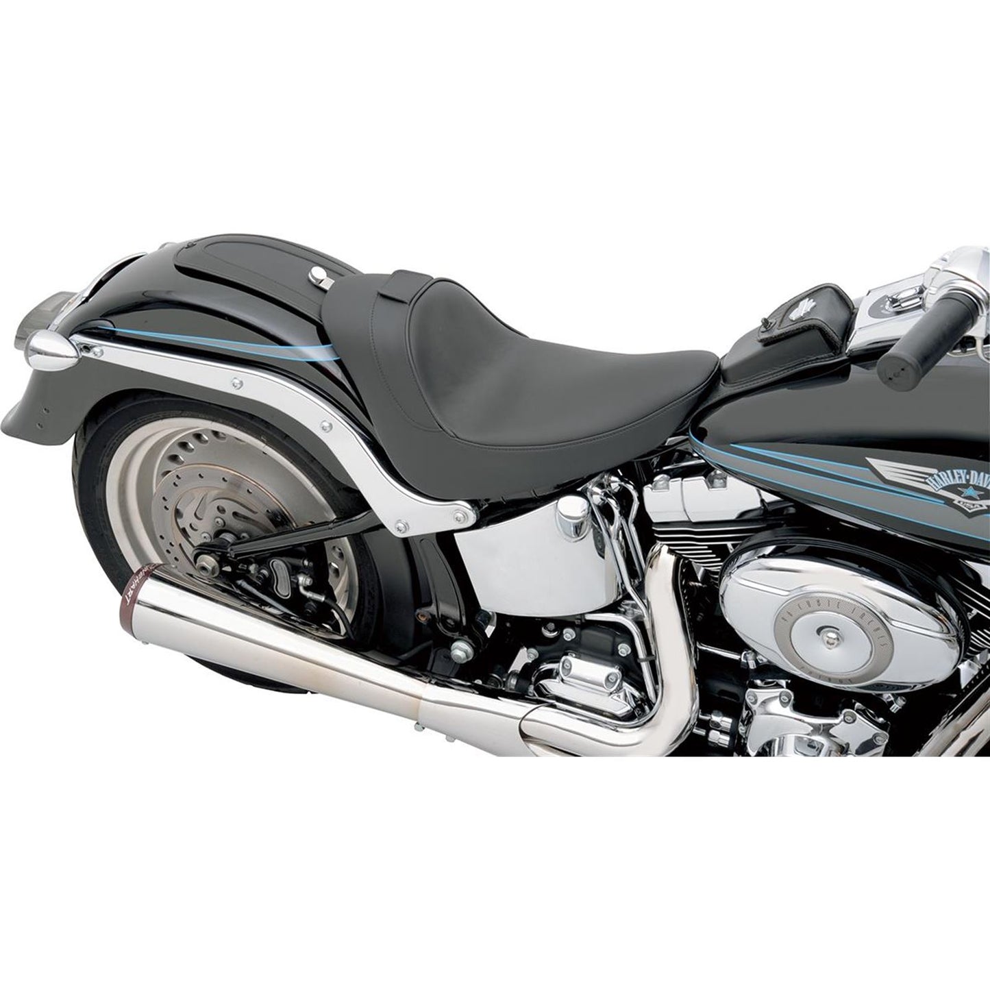 Drag Specialties Solo Seat - Smooth - Driver Backrest 0802-0626_285915