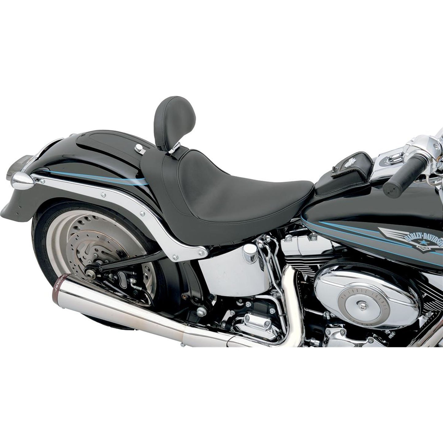 Drag Specialties Solo Seat - Smooth - Driver Backrest 0802-0626_285916