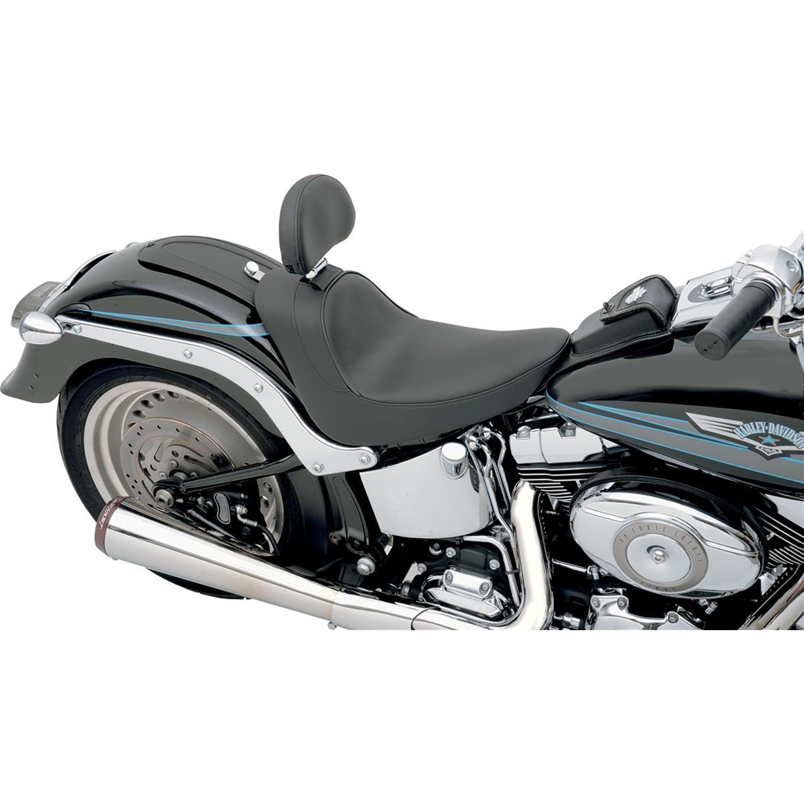 Drag Specialties Solo Seat - Smooth - Driver Backrest 0802-0626_285916