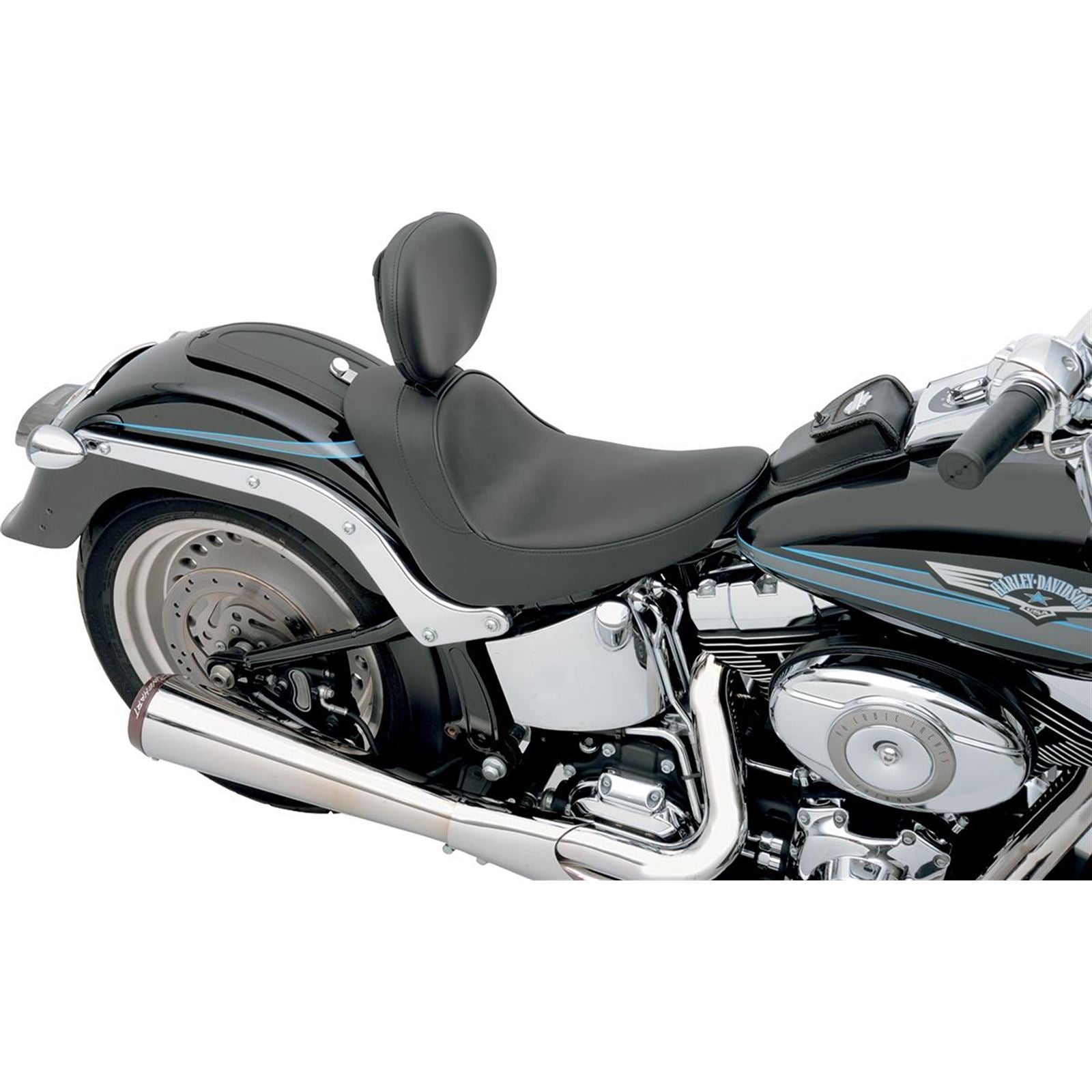 Drag Specialties Solo Seat - Smooth - Driver Backrest 0802-0626_285917