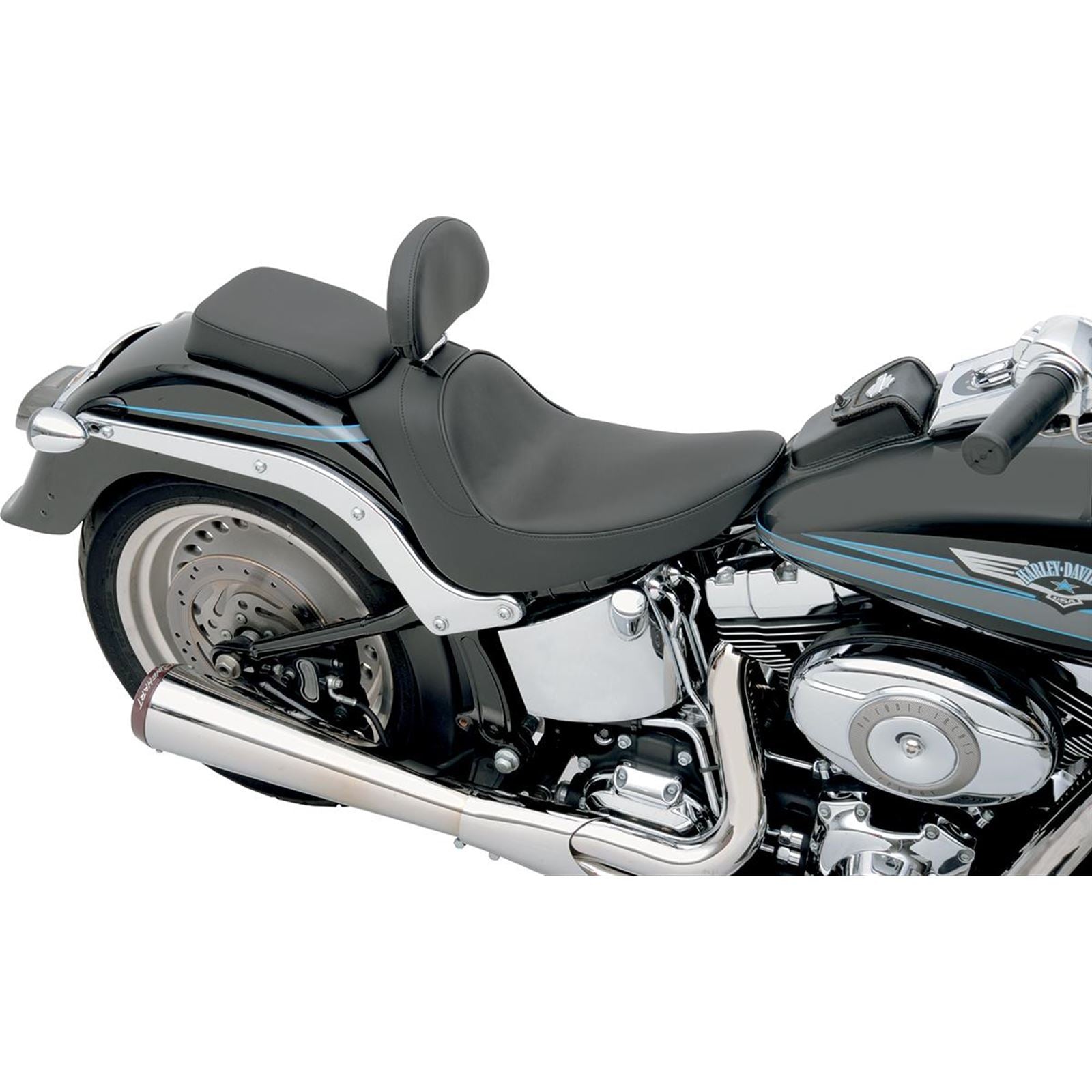 Drag Specialties Solo Seat - Smooth - Driver Backrest 0802-0626_285919