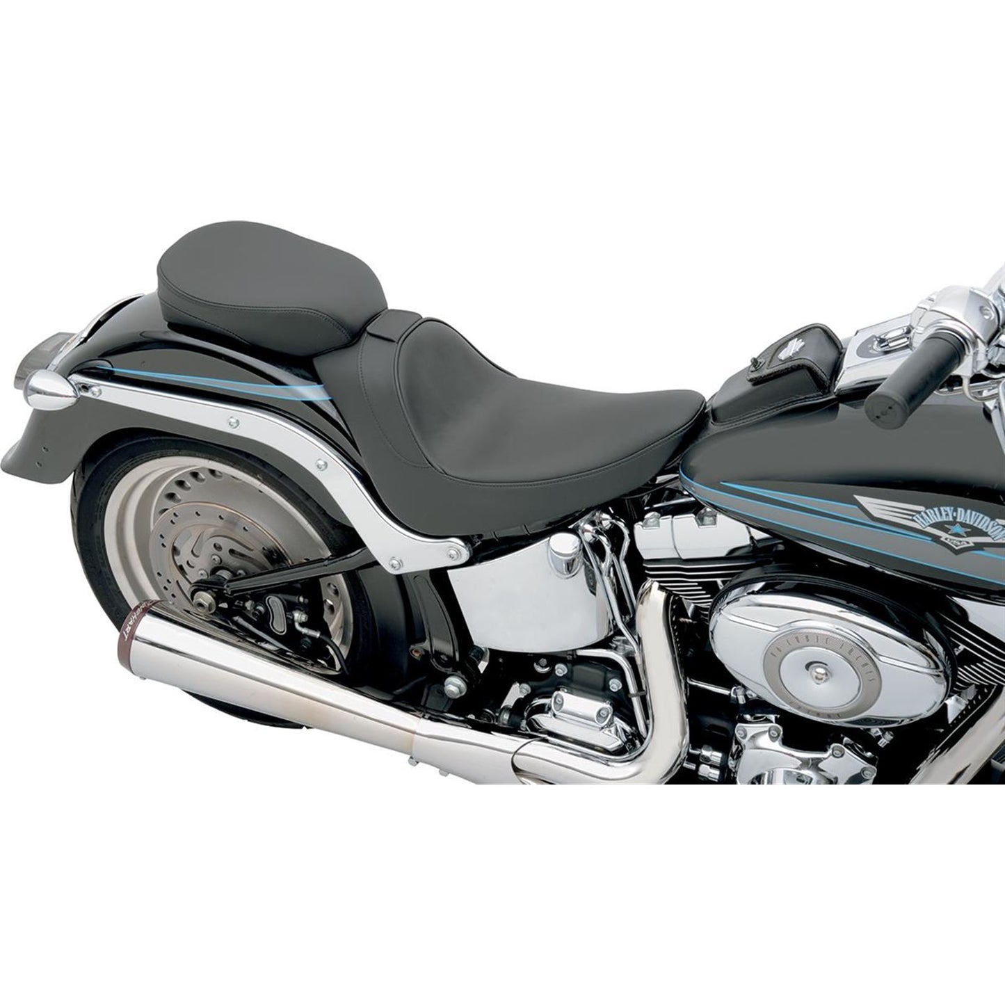 Drag Specialties Solo Seat - Smooth - Driver Backrest 0802-0626_285921