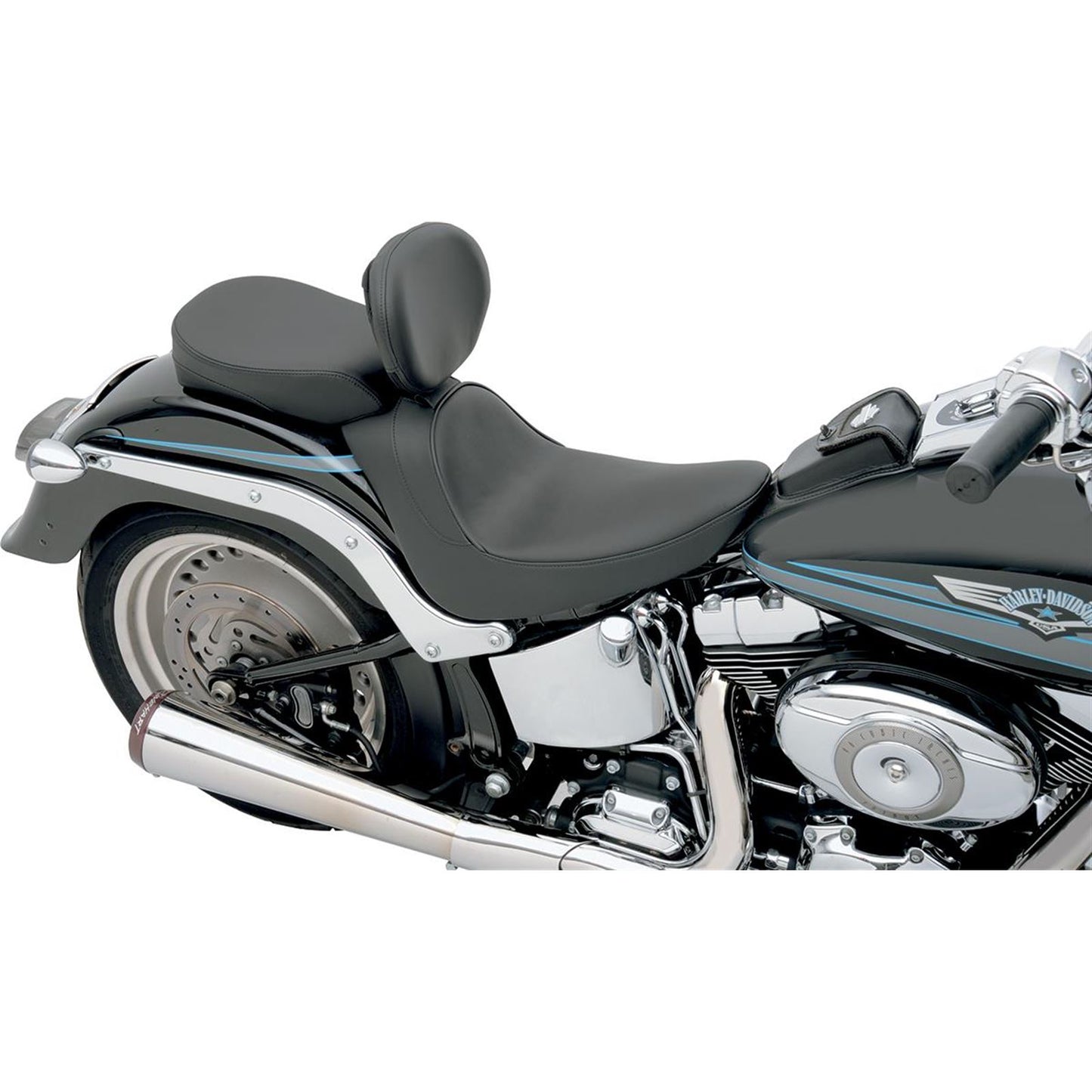 Drag Specialties Solo Seat - Smooth - Driver Backrest 0802-0626_285923