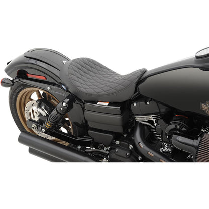 Drag Specialties Low Solo Seat - Double Diamond - FXD 0803-0547_285928