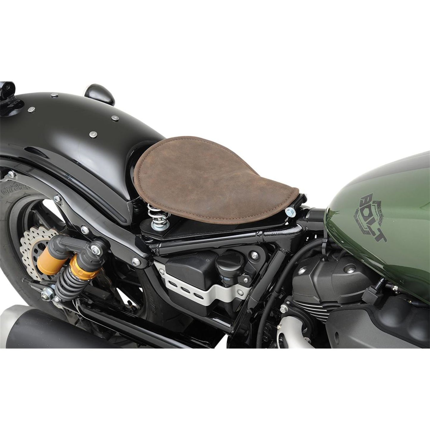 Drag Specialties Solo Seat - Small - Distressed Brown 0806-0039_285936