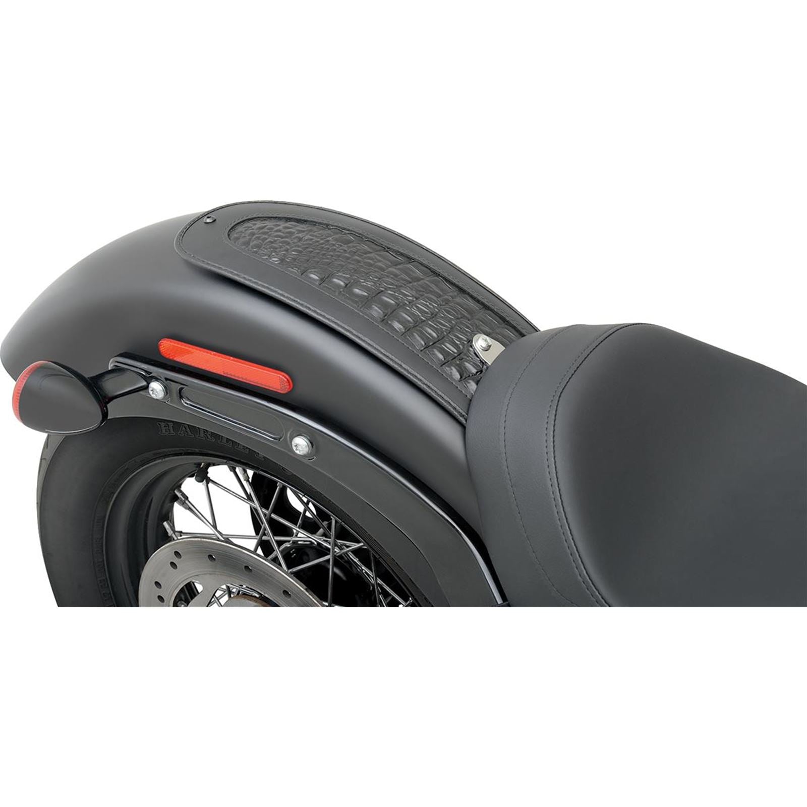 Drag Specialties Fender Skin - Smooth Automotive-Grade Vinyl Center - 14" Lx6.25" W 1405-0280_285999