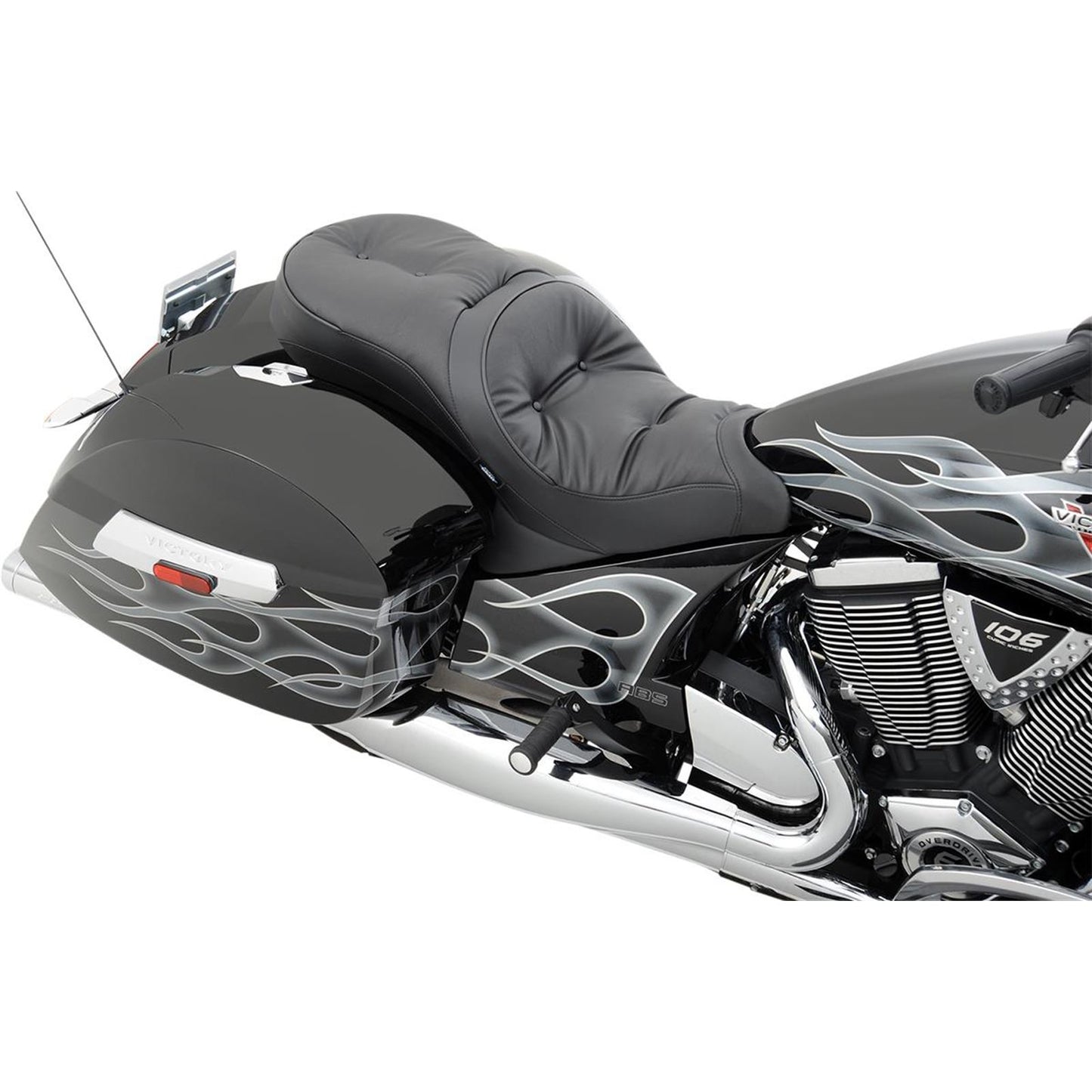Drag Specialties Low Profile Seat - Pillow - Cross Country 0810-1542_619204
