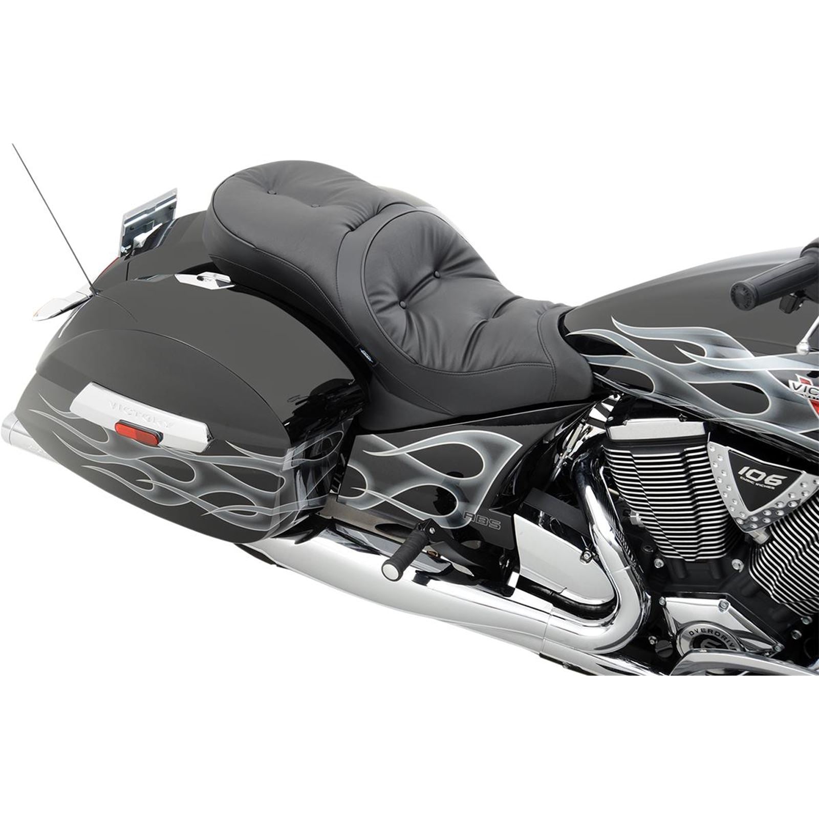Drag Specialties Low Profile Seat - Pillow - Cross Country 0810-1542_619204