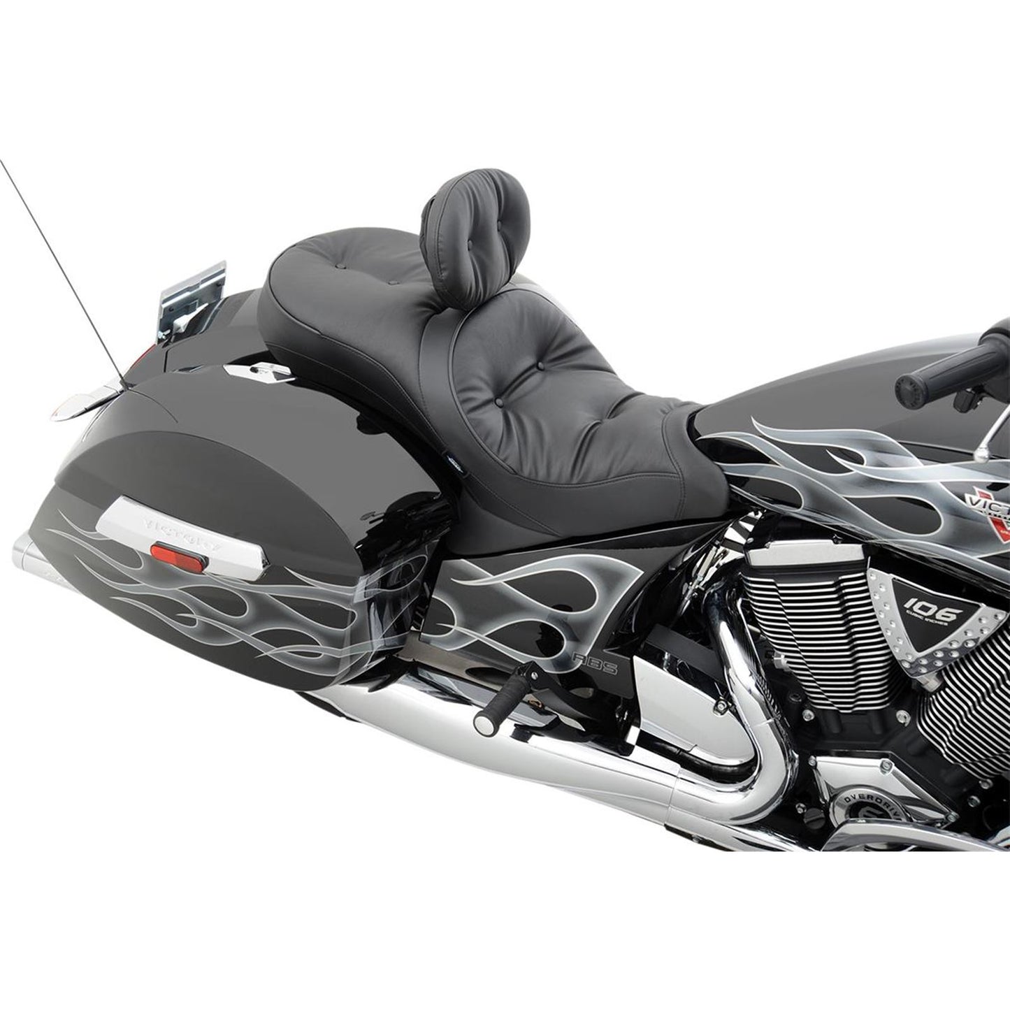 Drag Specialties Low Profile Seat - Pillow - Cross Country 0810-1542_619205