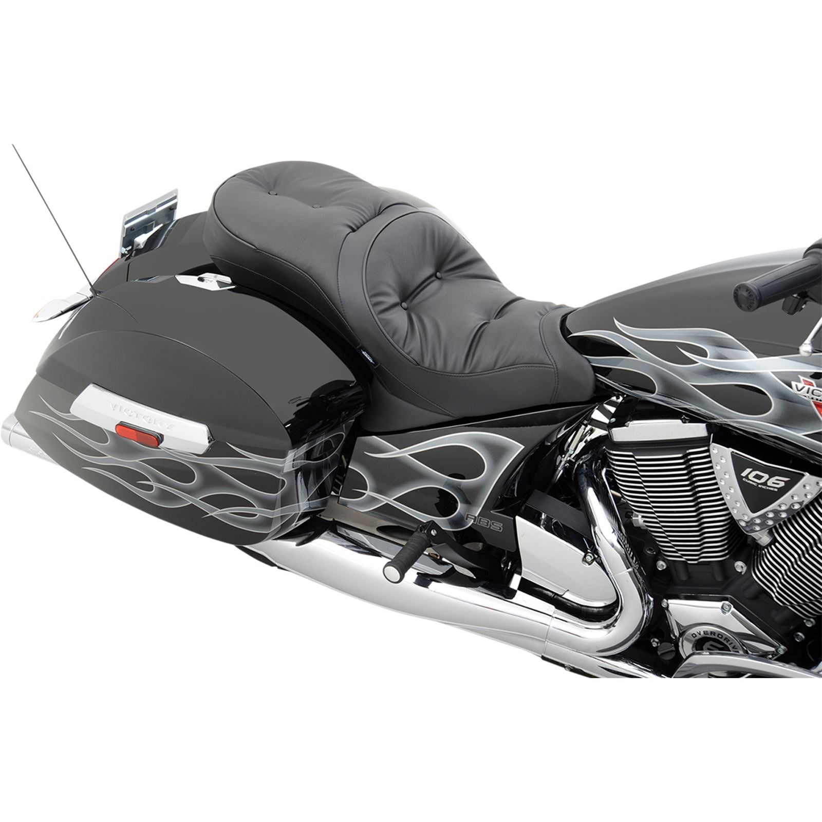 Drag Specialties Low Profile Seat - Pillow - Cross Country 0810-1542_373991