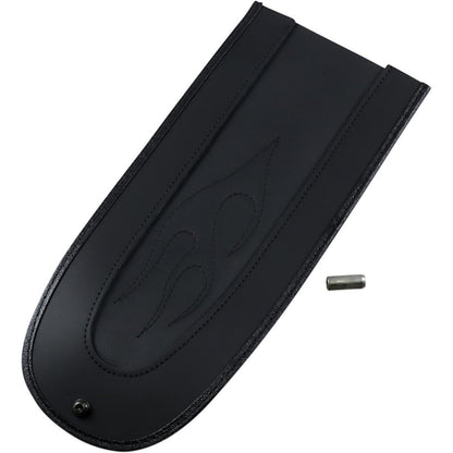 Drag Specialties Fender Skin - Flame Stitched Automotive-Grade Vinyl Center 15"Lx5.5"W 1405-0281_286013