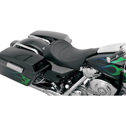 Drag Specialties Solo Seat - Mild Stitched - Driver Backrest - FLT '97-'07 0801-0491_286111