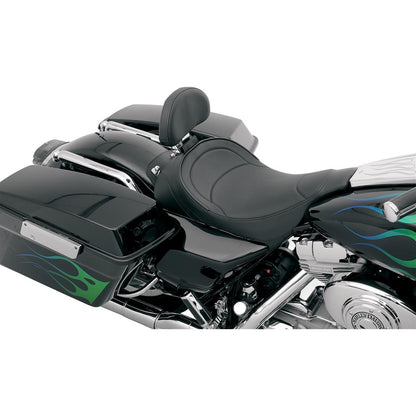 Drag Specialties Solo Seat - Mild Stitched - Driver Backrest - FLT '97-'07 0801-0491_286112