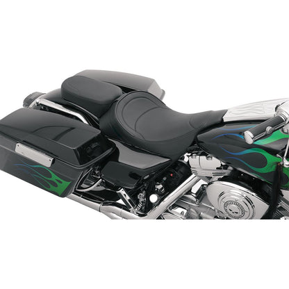 Drag Specialties Solo Seat - Mild Stitched - Driver Backrest - FLT '97-'07 0801-0491_286113
