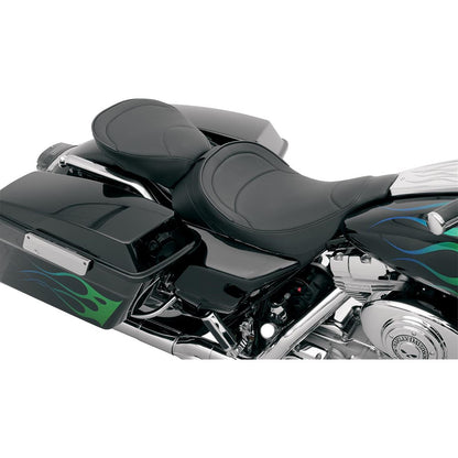 Drag Specialties Solo Seat - Mild Stitched - Driver Backrest - FLT '97-'07 0801-0491_286115