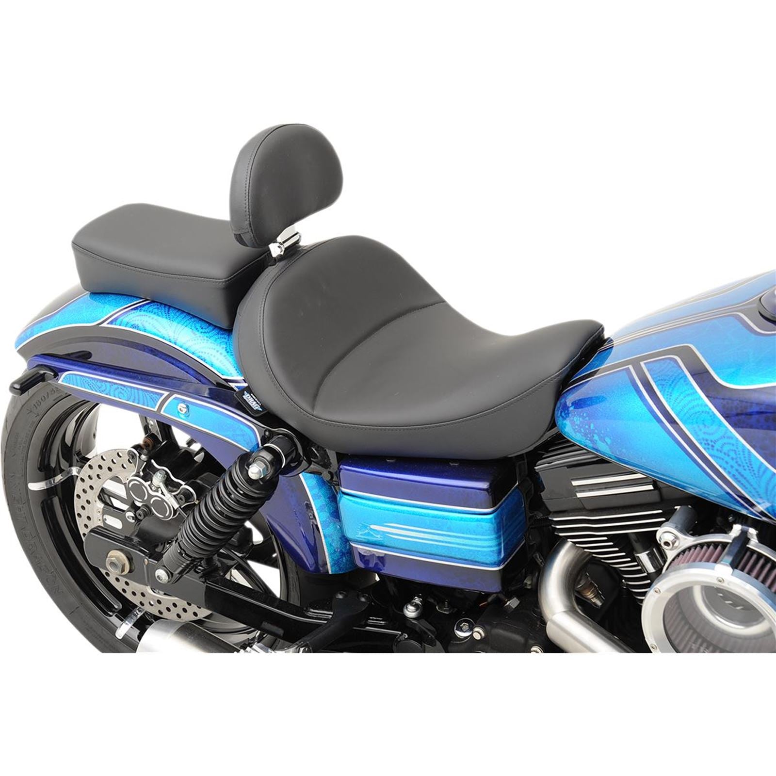 Drag Specialties Solo Seat - Mild Stitched - Driver's Backrest - FXD 0803-0555_286125