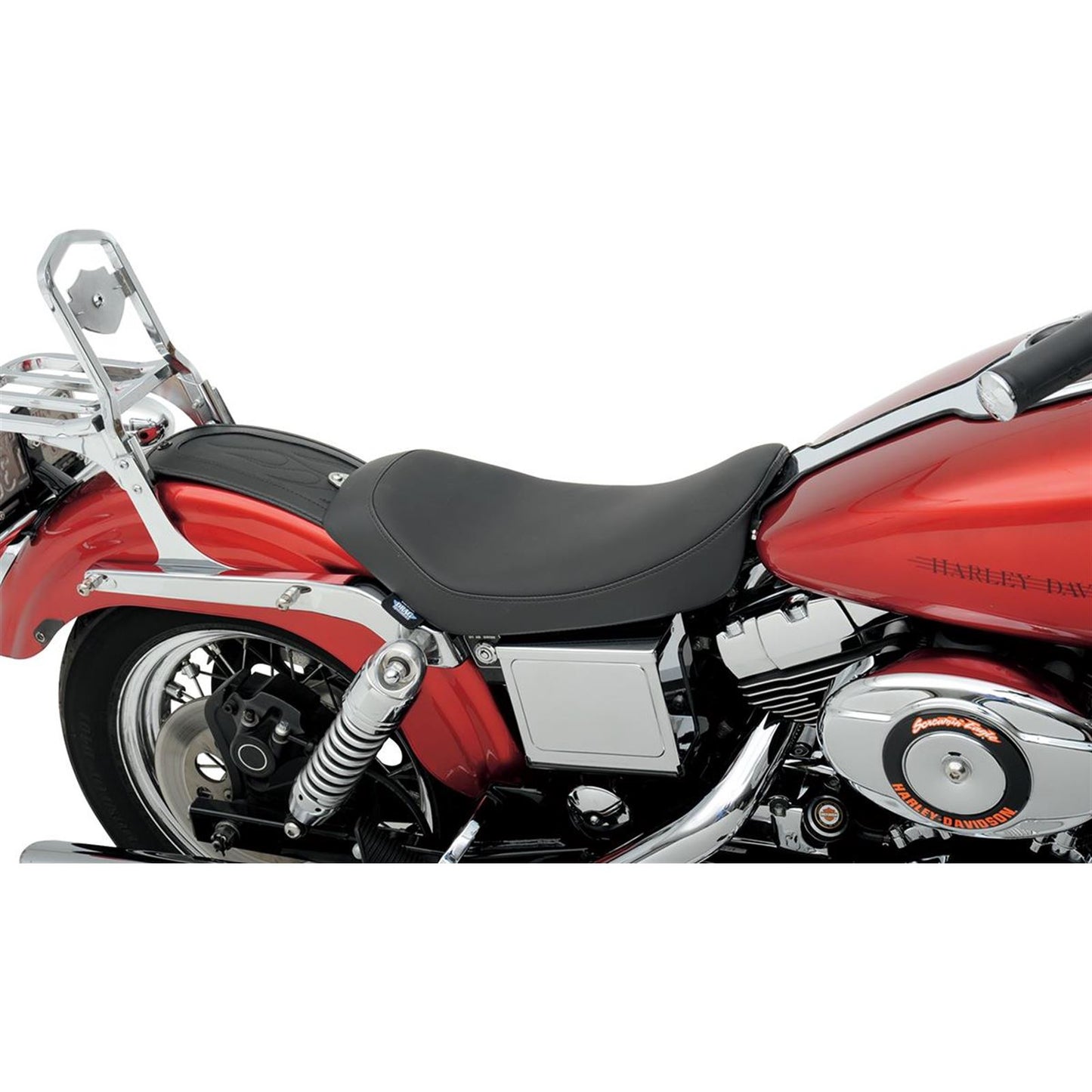 Drag Specialties Low Solo Seat - Smooth - FXD '96-'03 0803-0407_286174