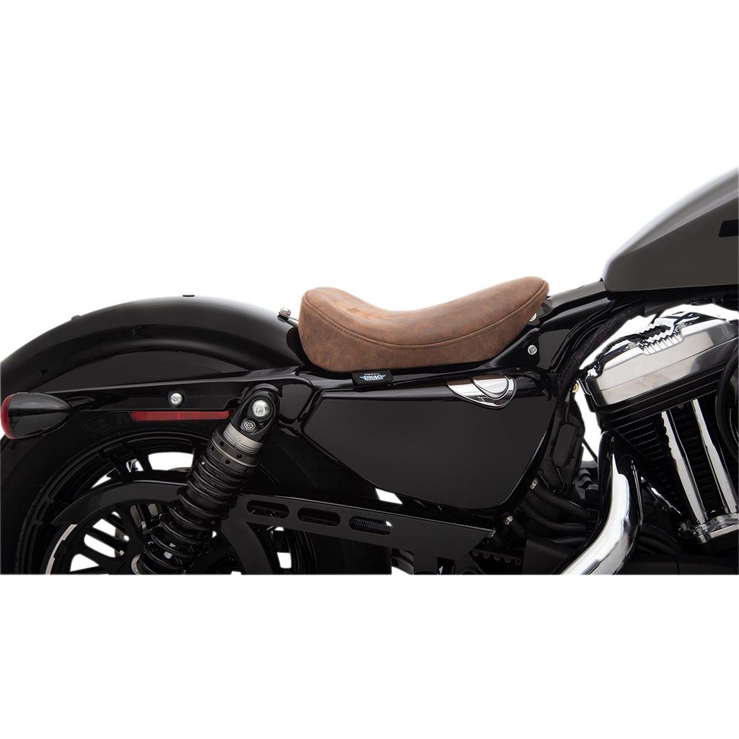 Drag Specialties Bobber Solo Seat - Leather - Brown 0804-0742_286187