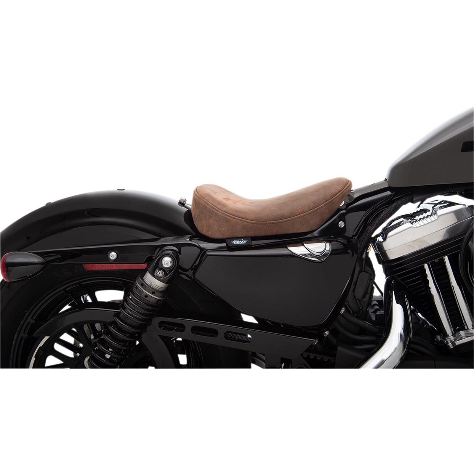 Drag Specialties Bobber Solo Seat - Leather - Brown 0804-0742_286187