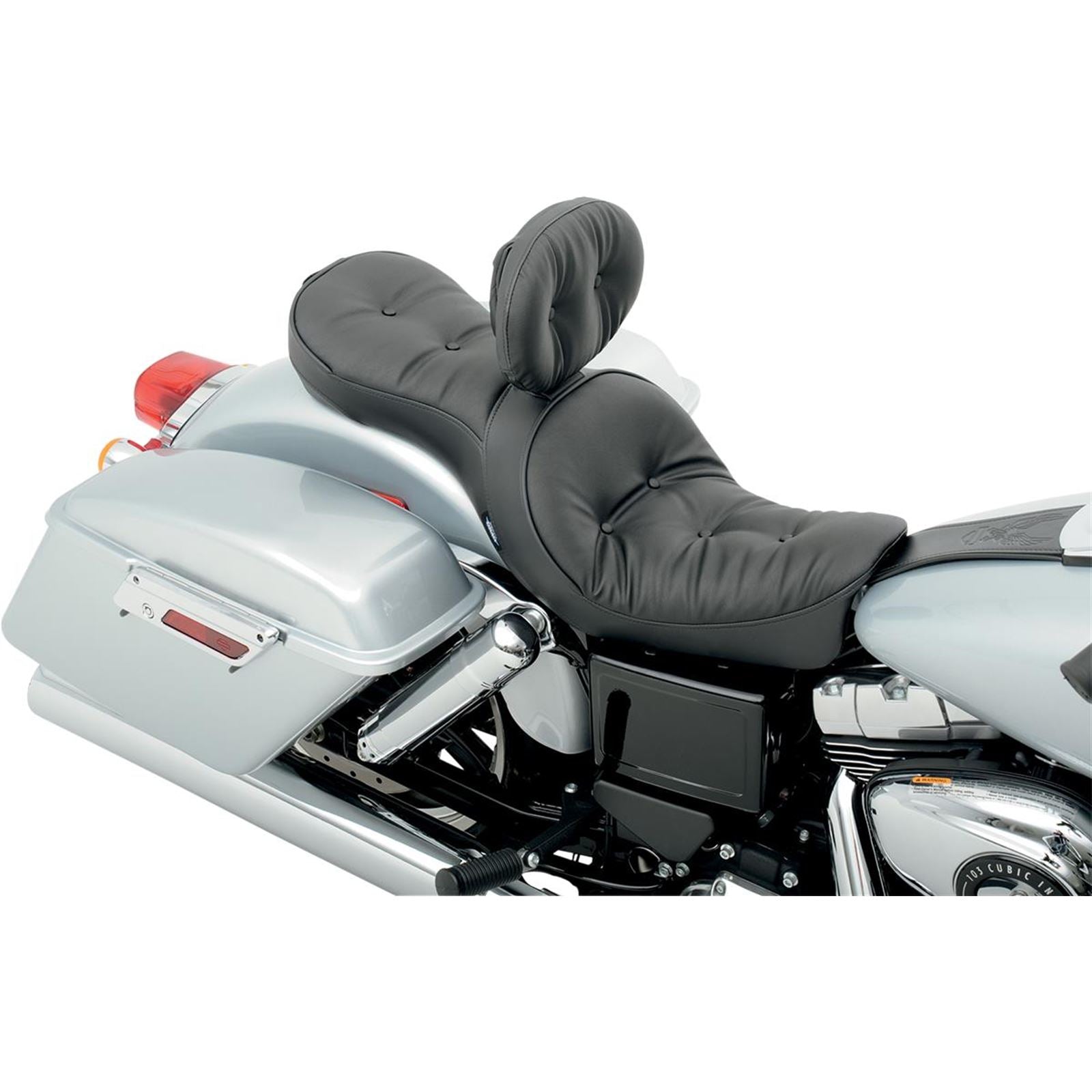Drag Specialties EZ Glide II Pillow Backrest 0822-0189_286203