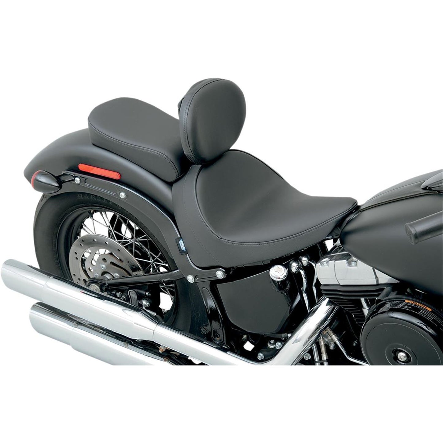 Drag Specialties Solo Seat - Smooth - Backrest - FXS/FLS 0802-0784_286211