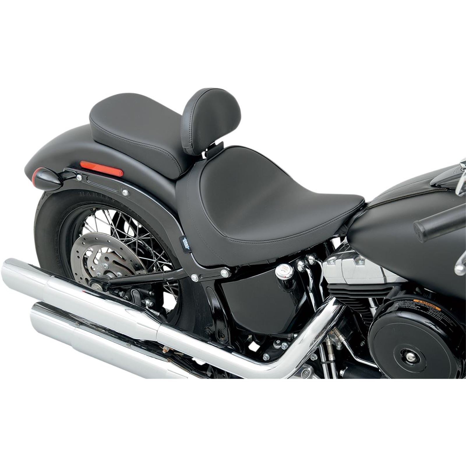 Drag Specialties Solo Seat - Smooth - Backrest - FXS/FLS 0802-0784_286212