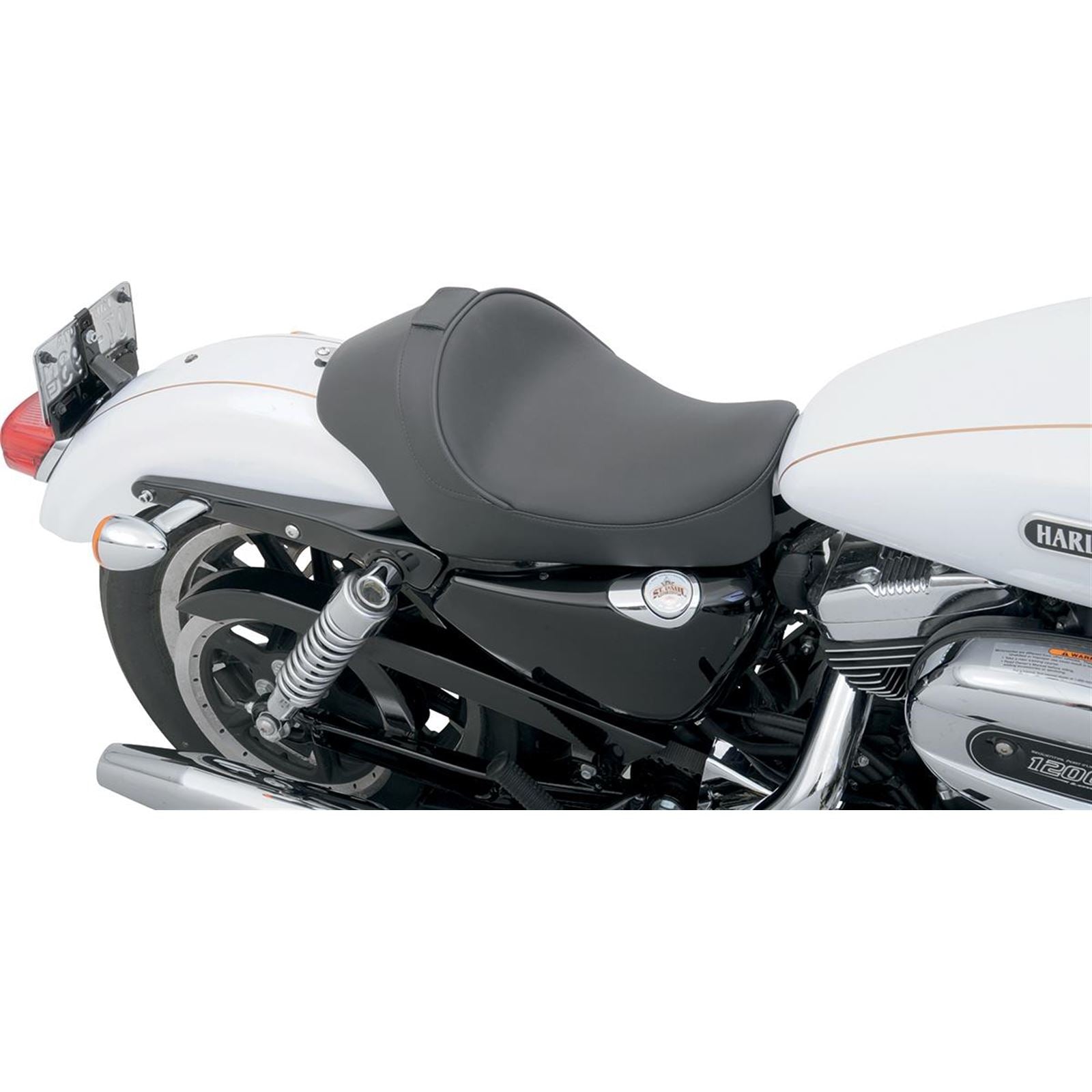 Drag Specialties Solo Seat - Driver Backrest - XL '04+ 0804-0391_286224