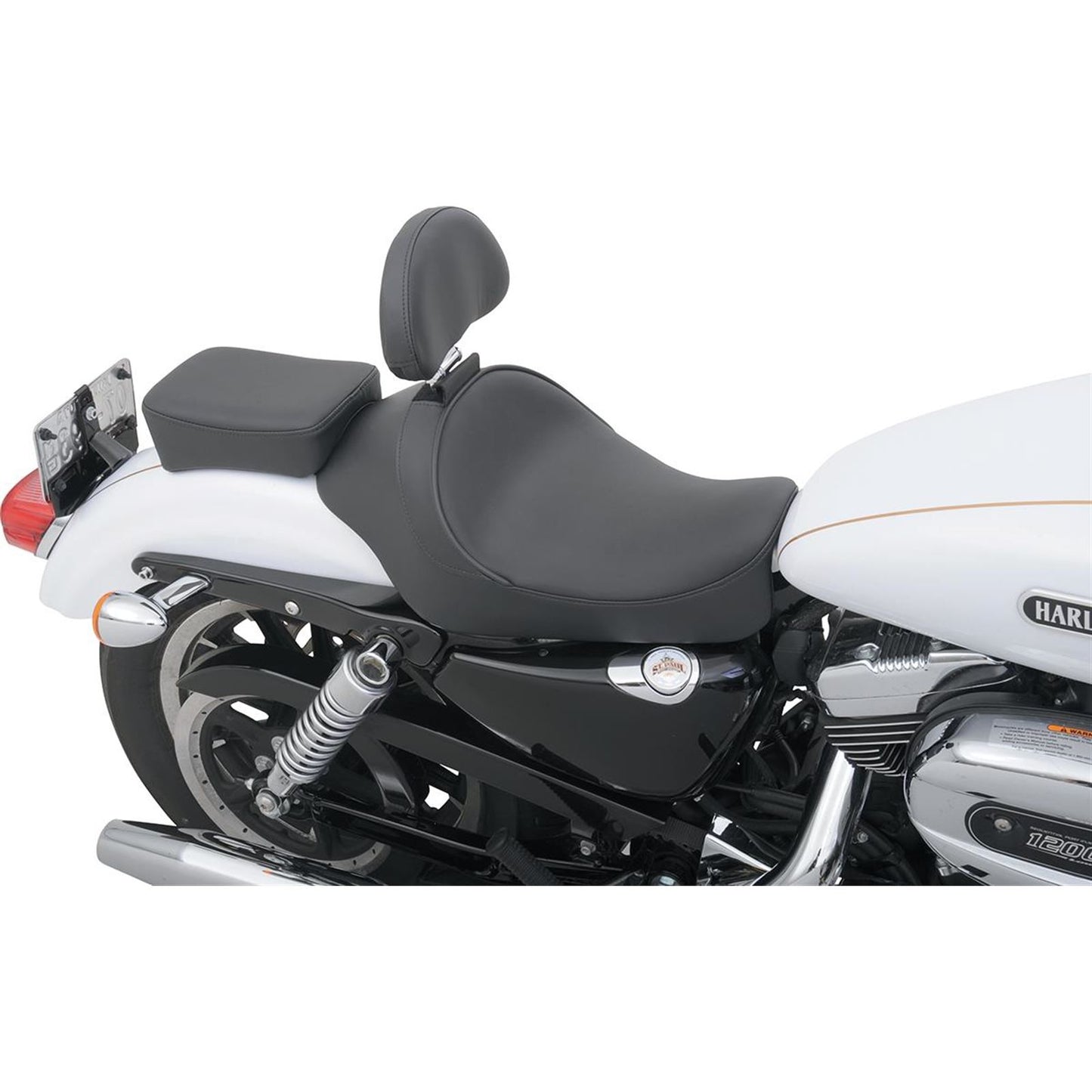 Drag Specialties Solo Seat - Driver Backrest - XL '04+ 0804-0391_286226