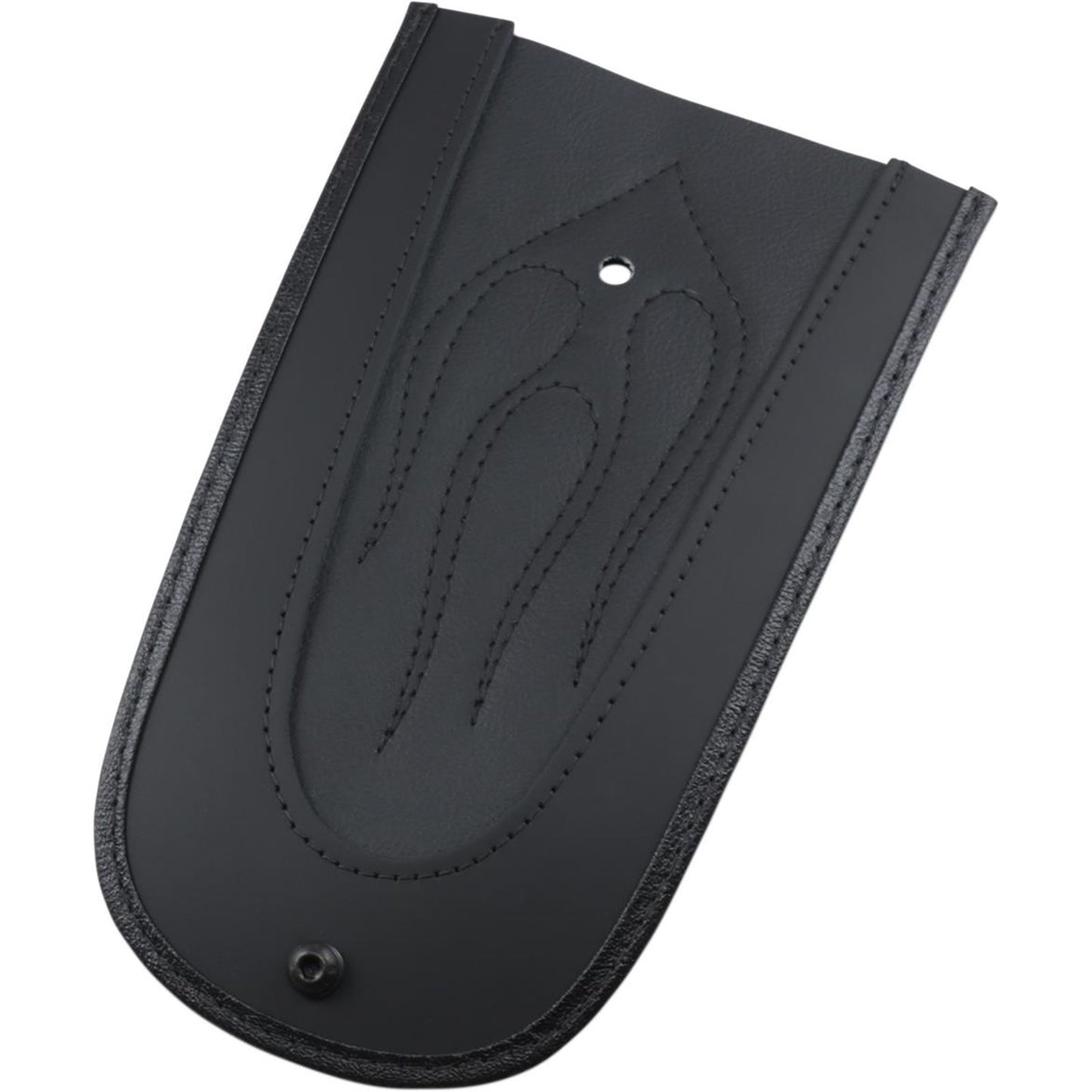 Drag Specialties Fender Skin - Flame Stitched Automotive-Grade Vinyl Center 10"Lx5.5"W 1405-0143_286230