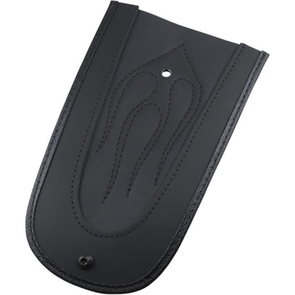 Drag Specialties Fender Skin - Flame Stitched Automotive-Grade Vinyl Center 10"Lx5.5"W 1405-0143_286230