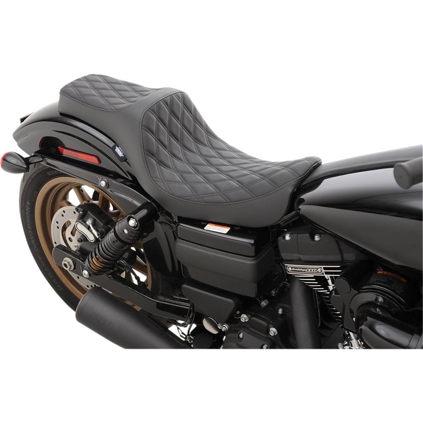 Drag Specialties Predator III Seat - Double Diamond 0803-0602_286275