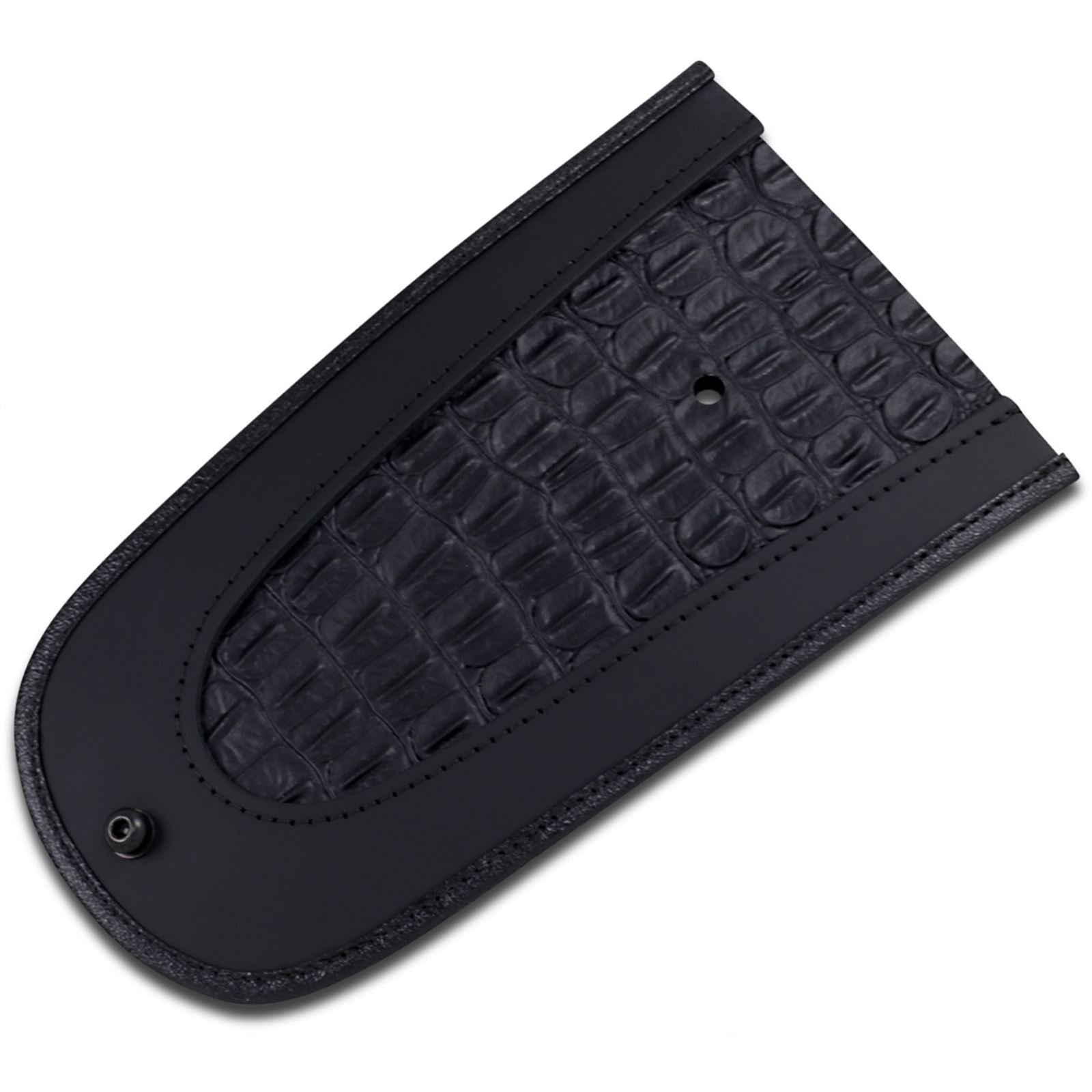 Drag Specialties Fender Skin - Embossed Faux Gator Leather Center - 10" Lx5.5" W 1405-0142_374132