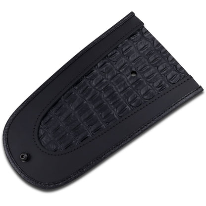 Drag Specialties Fender Skin - Embossed Faux Gator Leather Center - 10" Lx5.5" W 1405-0142_374132