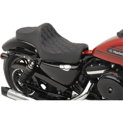 Drag Specialties Predator III Seat - Double Diamond - XL 14+ 0804-0729_286304