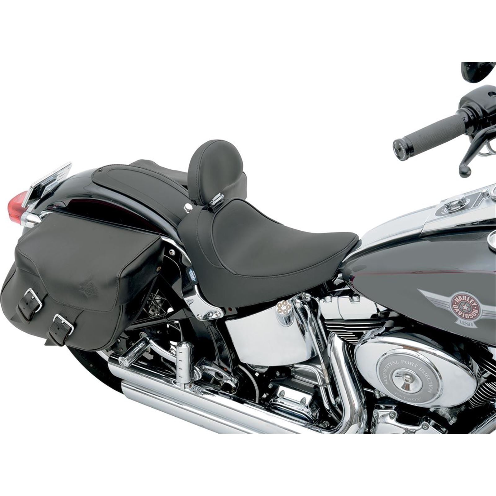 Drag Specialties Solo Seat - Smooth - Driver Backrest 0802-0632_286341